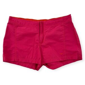 Nike Board Shorts Girls Large 12-14 Pink Orange Swim Surf Quick‎ Dry Pockets